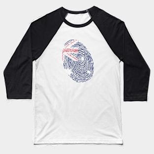 Australia Fingerprint Baseball T-Shirt